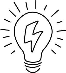 Illustration of a lightbulb